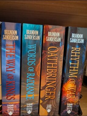 Brandon Sanderson Trade Paperback Fantasy Set - Stormlight Archive 1-4 *NEW*